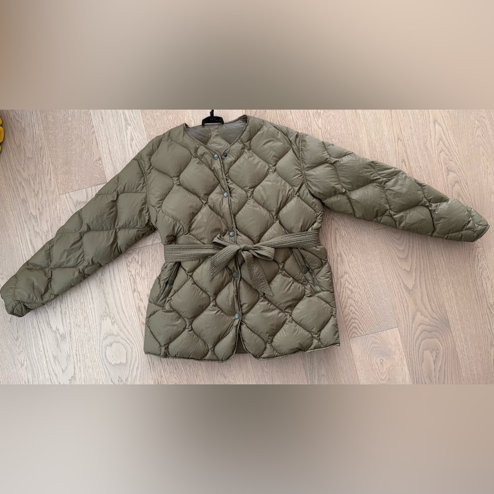 Rag & Bone Rudy Khaki Quilted down liner jacket Size S